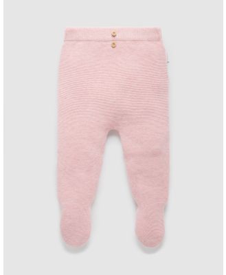 Purebaby - Textured Legging Babies - Pants (Pink Melange) Textured Legging-Babies