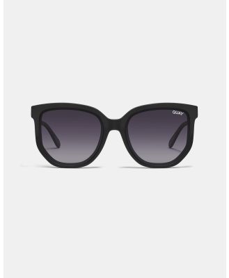 Quay Australia - Coffee Run - Sunglasses (Black & Smoke Polarized) Coffee Run