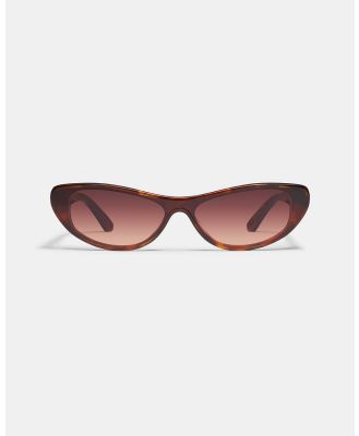 Quay Australia - Slate - Sunglasses (Brown Tort & Dark Brown Gradient Lens) Slate