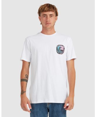 Quiksilver - Mens Another Story Short Sleeve T Shirt - Tops (WHITE) Mens Another Story Short Sleeve T Shirt