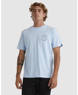 Quiksilver - Mens Bubble Outline T Shirt - Tops (CLEAR SKY) Mens Bubble Outline T Shirt
