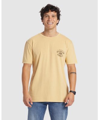 Quiksilver - Mens Highlight Reel T Shirt - Tops (WHEAT) Mens Highlight Reel T Shirt