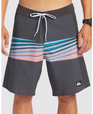 Quiksilver - Mens Highlite Arch 19 Board Shorts - Swimwear (TARMAC) Mens Highlite Arch 19 Board Shorts