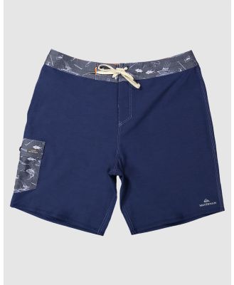 Quiksilver - Mens Line Spinner Board Shorts - Swimwear (MEDIEVAL BLUE) Mens Line Spinner Board Shorts