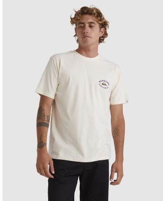 Quiksilver - Mens Stay In Bounds T Shirt - Tops (BIRCH) Mens Stay In Bounds T Shirt