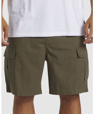 Quiksilver - Mens Taxer Cargo Cargo Walk Shorts - Shorts (GRAPE LEAF) Mens Taxer Cargo Cargo Walk Shorts