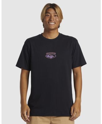 Quiksilver - Mens Thorn Oval T Shirt - Tops (BLACK) Mens Thorn Oval T Shirt
