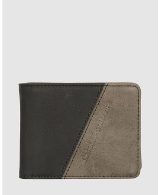 Quiksilver - Sea Barker   Tri Fold Wallet For Men - Wallets (BLACK) Sea Barker   Tri Fold Wallet For Men