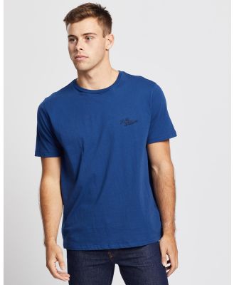 R.M.Williams - Byron T Shirt - T-Shirts & Singlets (Blue & Black) Byron T-Shirt