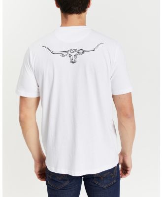 R.M.Williams - Byron T Shirt - T-Shirts & Singlets (White) Byron T-Shirt