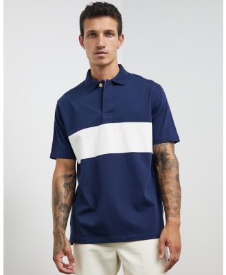 R.M.Williams - Colebrook Polo - Shirts & Polos (Navy & White) Colebrook Polo