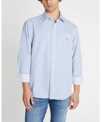 R.M.Williams - Collins Shirt - Casual shirts (White & Blue) Collins Shirt