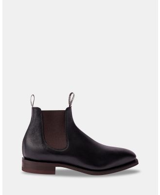 R.M.Williams - Comfort Craftsman Boots   Regular - Dress Boots (Black Chocolate) Comfort Craftsman Boots - Regular