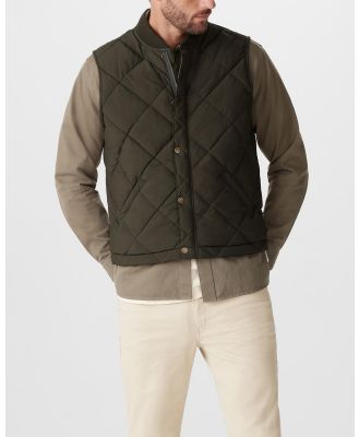 R.M.Williams - Field Vest - Coats & Jackets (Green) Field Vest