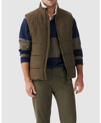 R.M.Williams - Padstow Vest - Coats & Jackets (Olive) Padstow Vest