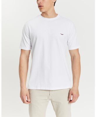 R.M.Williams - Parson T Shirt - T-Shirts & Singlets (White & Chestnut) Parson T-Shirt