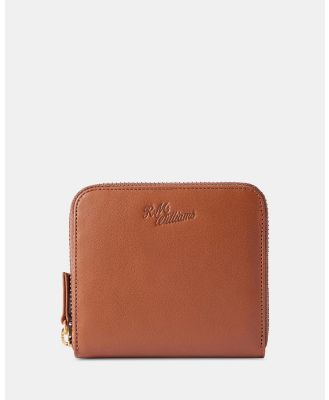 R.M.Williams - Singleton Mini Zip Wallet - Wallets (Caramel) Singleton Mini Zip Wallet