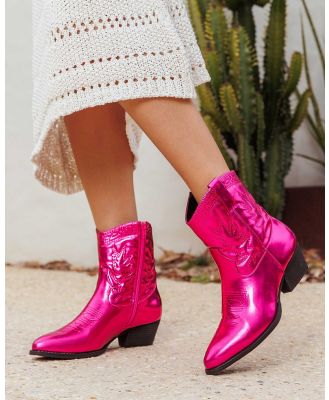 Ravella - Texas - Boots (PINK) Texas