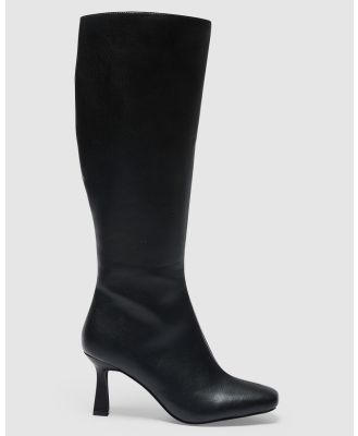 Ravella - Trace - Knee-High Boots (BLACK) Trace