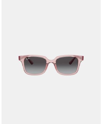 Ray-Ban Junior - RB9071S   Kids - Square (Shiny Transparent Pink & Grey Gradient) RB9071S - Kids