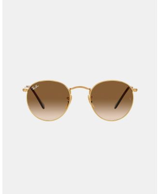Ray-Ban - Round Metal 0RB3447 - Sunglasses (Gold) Round Metal 0RB3447