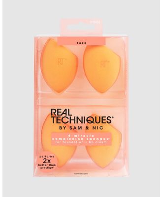 Real Techniques - Miracle Complexion Sponge 4 Pack - Bags & Tools (1553 ) Miracle Complexion Sponge 4 Pack