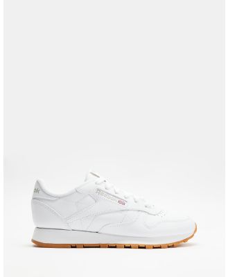 Reebok - Classic Leather   women's - Sneakers (White & Pure Grey) Classic Leather - women's