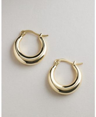 Reliquia Jewellery - Baby Coralia Hoop Earrings - Jewellery (Gold) Baby Coralia Hoop Earrings