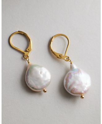 Reliquia Jewellery - Mini Keshi Pearl Earrings - Jewellery (Gold) Mini Keshi Pearl Earrings