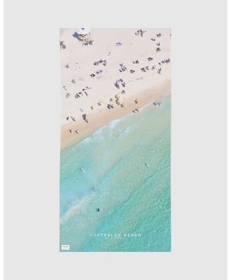 Remy Gerega - Cottesloe Beach Quick Dry Beach Towel - Home (Blue Green) Cottesloe Beach Quick Dry Beach Towel