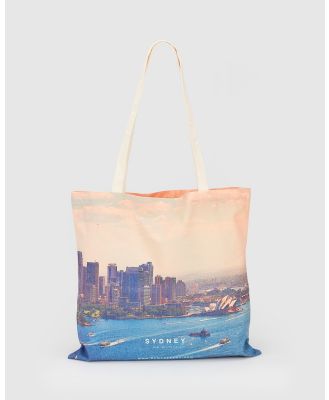 Remy Gerega - Sydney Harbour Cotton Tote Bag - Bags (Orange) Sydney Harbour Cotton Tote Bag