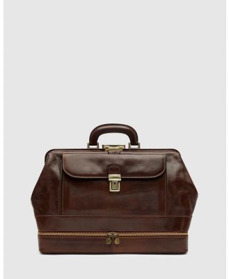 Republic of Florence - Hippocrates Brown Doctor Bag - Handbags (Brown) Hippocrates Brown Doctor Bag