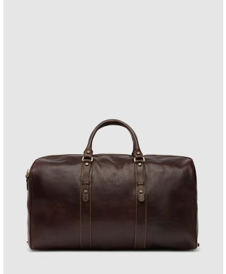 Republic of Florence - Marco Polo Chocolate Large Duffle Bag - Handbags (Chocolate) Marco Polo Chocolate Large Duffle Bag
