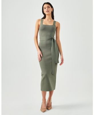 Reux - Liam Knit Dress - Dresses (Olive Green) Liam Knit Dress