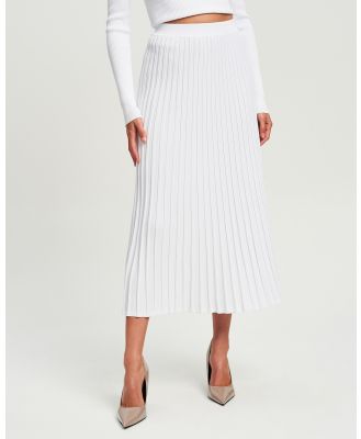 Reux - Ray Pleated Skirt - Skirts (Ivory) Ray Pleated Skirt