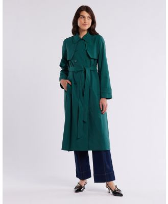 Review - Miley Trench Coat - Coats & Jackets (EMERALD) Miley Trench Coat