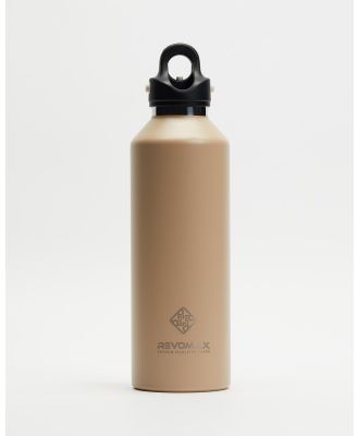 Revomax - 950ml Vacuum Sealed Insulated Stainless Bottle - Running (Sand Beige) 950ml Vacuum Sealed Insulated Stainless Bottle