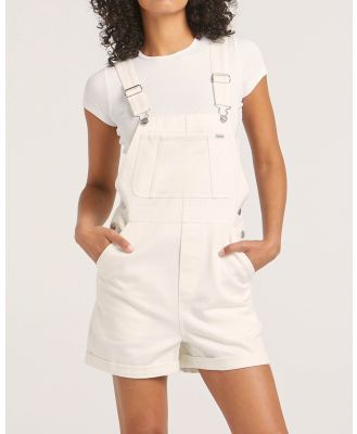Riders by Lee - 90S Dungaree Short - Jumpsuits & Playsuits (WHITE) 90S Dungaree Short