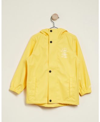 Rip Curl - Anti Series Rain Jacket   Babies Teens - Coats & Jackets (Yellow) Anti Series Rain Jacket - Babies-Teens