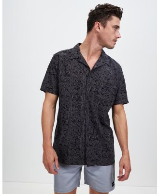 Rip Curl - Archive Solid Rock SS Shirt - Shirts & Polos (Black) Archive Solid Rock SS Shirt