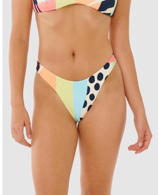 Rip Curl - Sunny Point Hi Leg Skimpy Bikini Bottom - Bikini Bottoms (Multico) Sunny Point Hi Leg Skimpy Bikini Bottom