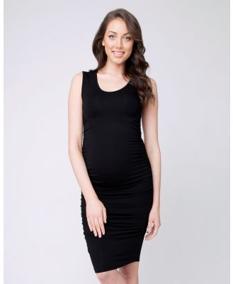 Ripe Maternity - Cocoon Tank Dress - Dresses (Black) Cocoon Tank Dress