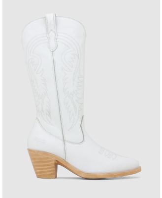 ROC Boots Australia - Gaucho - Mid-low heels (White) Gaucho