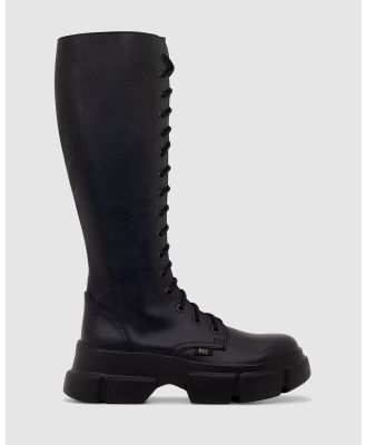 ROC Boots Australia - Rouse - Knee-High Boots (Black) Rouse