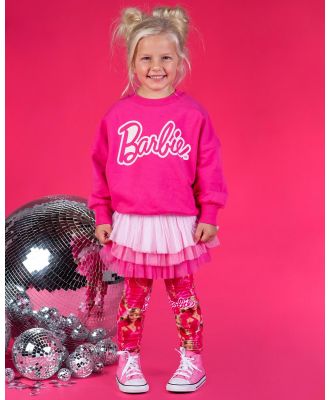 Rock Your Kid - Barbie Icon Sweatshirt   ICONIC EXCLUSIVE   Babies Kids - Sweats (Hot Pink) Barbie Icon Sweatshirt - ICONIC EXCLUSIVE - Babies-Kids
