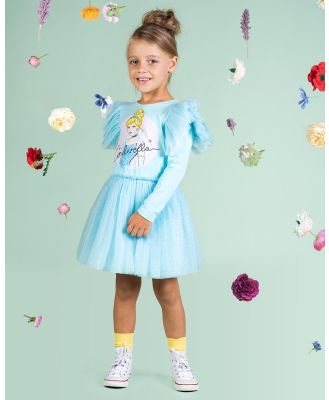 Rock Your Kid - Disney Cinderella Circus Dress   ICONIC EXCLUSIVE   Babies Kids - Printed Dresses (Blue) Disney Cinderella Circus Dress - ICONIC EXCLUSIVE - Babies-Kids