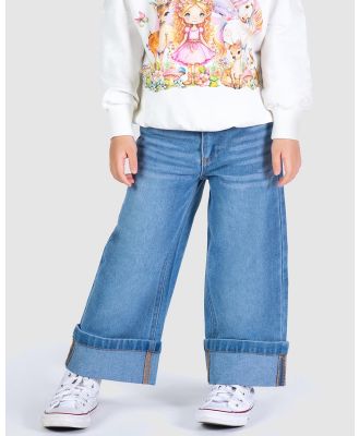 Rock Your Kid - Flared Loose Fit Denim Jeans   Kids - Pants (Denim) Flared Loose Fit Denim Jeans - Kids