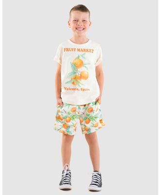 Rock Your Kid - Fruit Market T Shirt   Kids - T-Shirts & Singlets (Oatmeal) Fruit Market T-Shirt - Kids