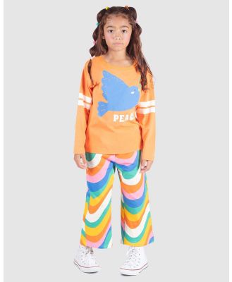 Rock Your Kid - Into The Groove Track Pants   Kids - Pants (Rainbow) Into The Groove Track Pants - Kids