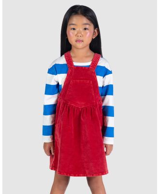 Rock Your Kid - Red Cord Dress   Kids - Dresses (Red Wash) Red Cord Dress - Kids